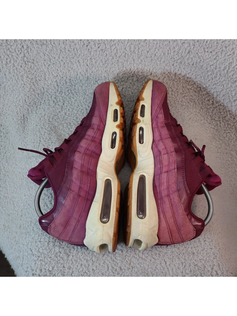Air Max 95 Bordeaux Gum SE Sz 10.5 Used no box